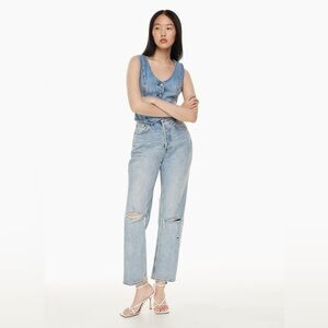 Aritzia Denim Forum the Joni high rise loose - size 23